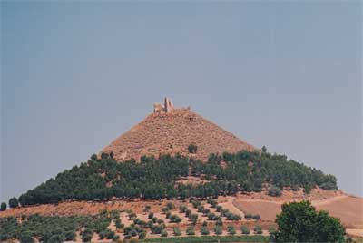 Nei pressi di Barumini troviamo anche questo curioso castello diroccato in cima ad una collinetta. Chiss se  stato gi attivato per il DCI?. E' il castello di Las Plassas.